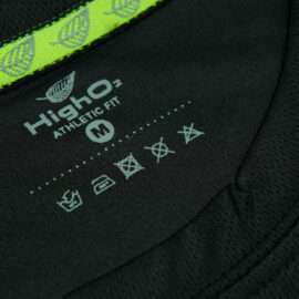 High O2 Crew Neck T-shirt Black