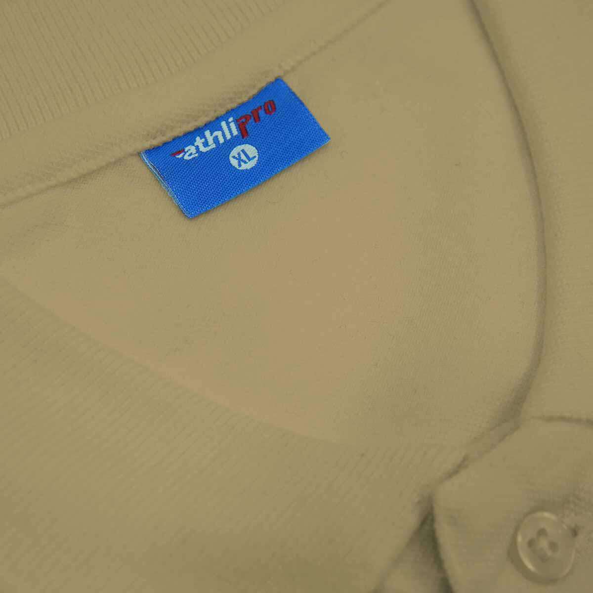 Athli Pro Collar T-shirt Desert Sand - Image 3