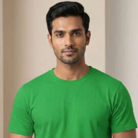 Carbon ni Basics Round Neck T-shirt EMERALD