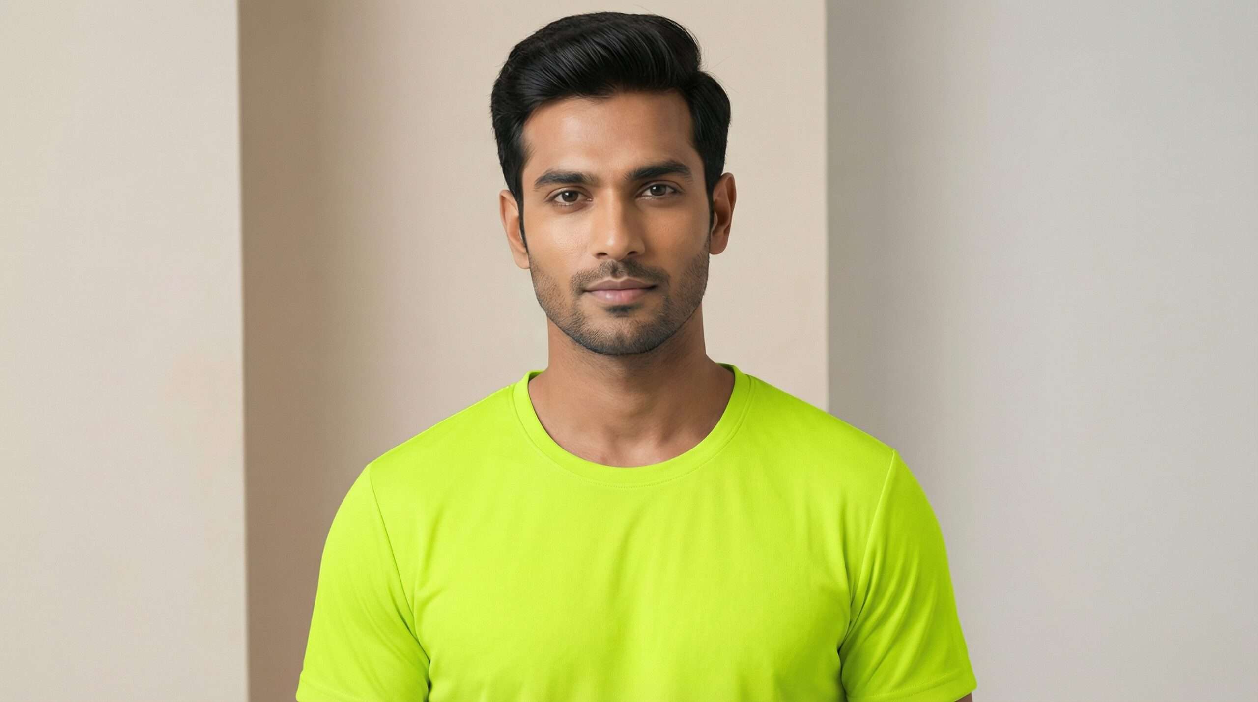 High O2 Crew Neck T-shirt FLUORESCENT-GREEN - Image 2