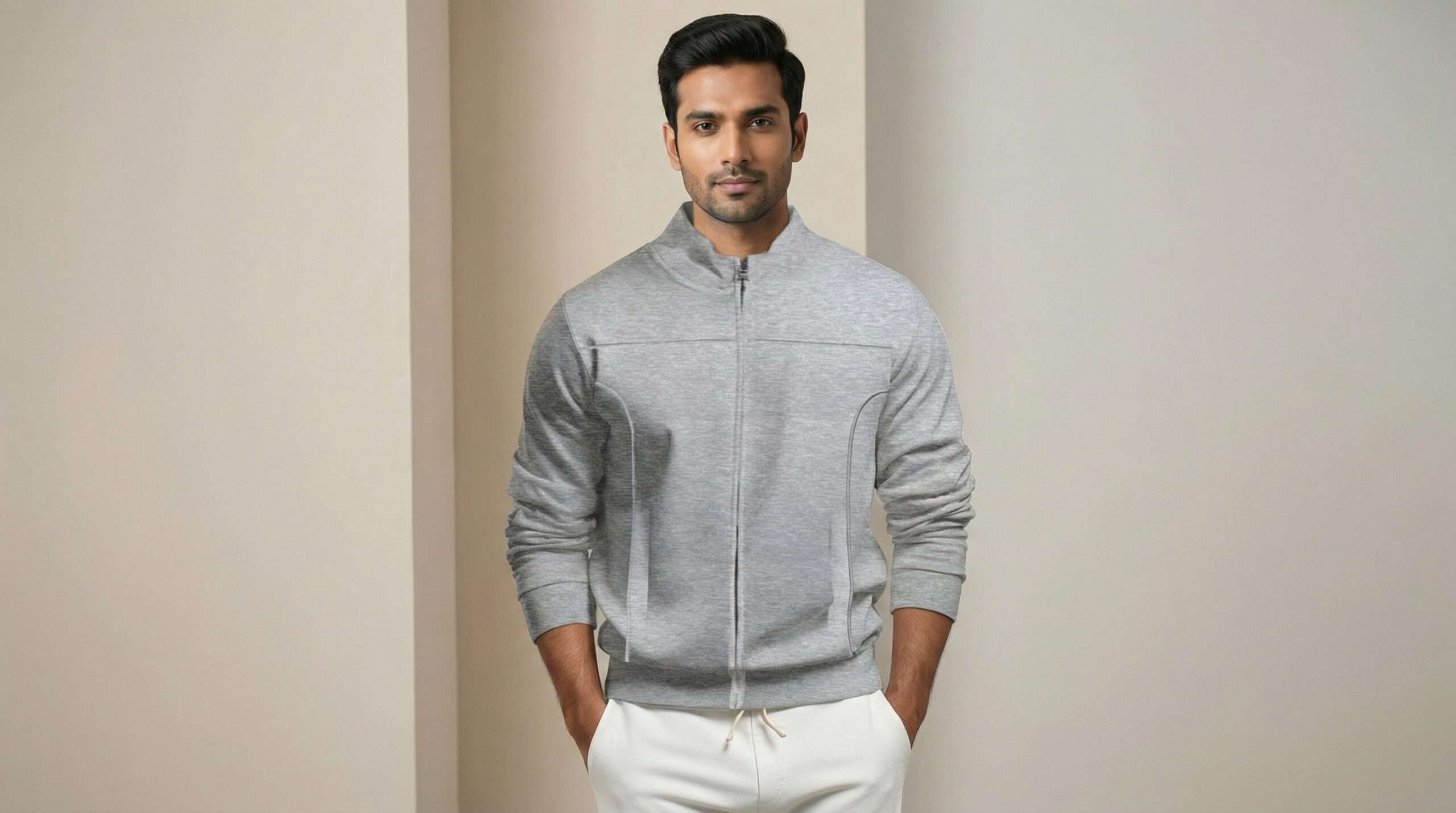 Ruffty Arctic Highneck GREY-MELANGE