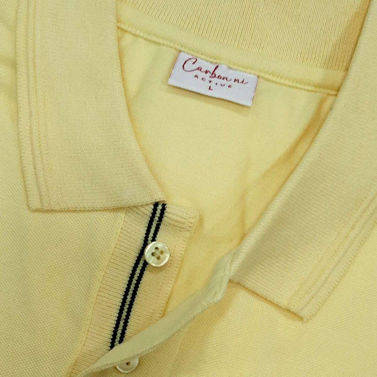 Carbon Ni Active Collar T-Shirt lemon - Image 3