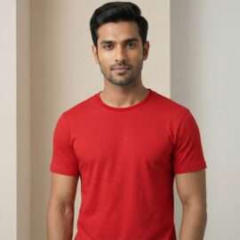 Carbon ni Basics Round Neck T-shirt Red