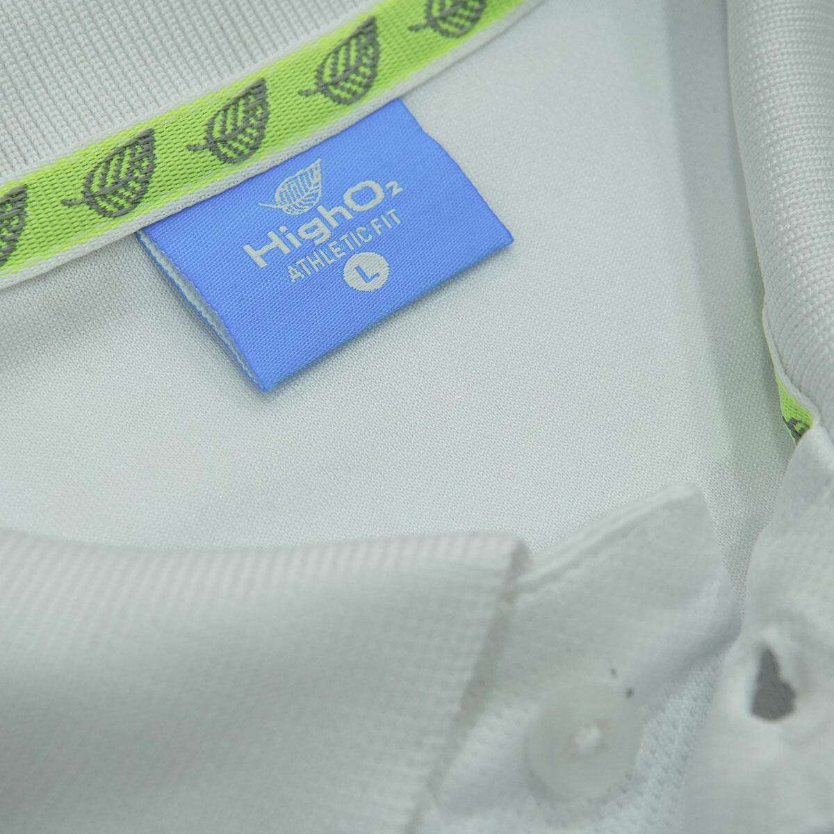 High O2 Collar T-shirt White - Image 3