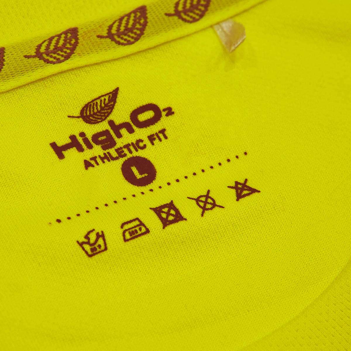 High O2 Crew Neck T-shirt YELLOW