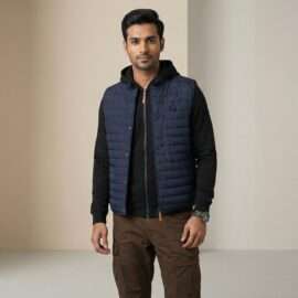Ruffty Body Warmer Navy Blue