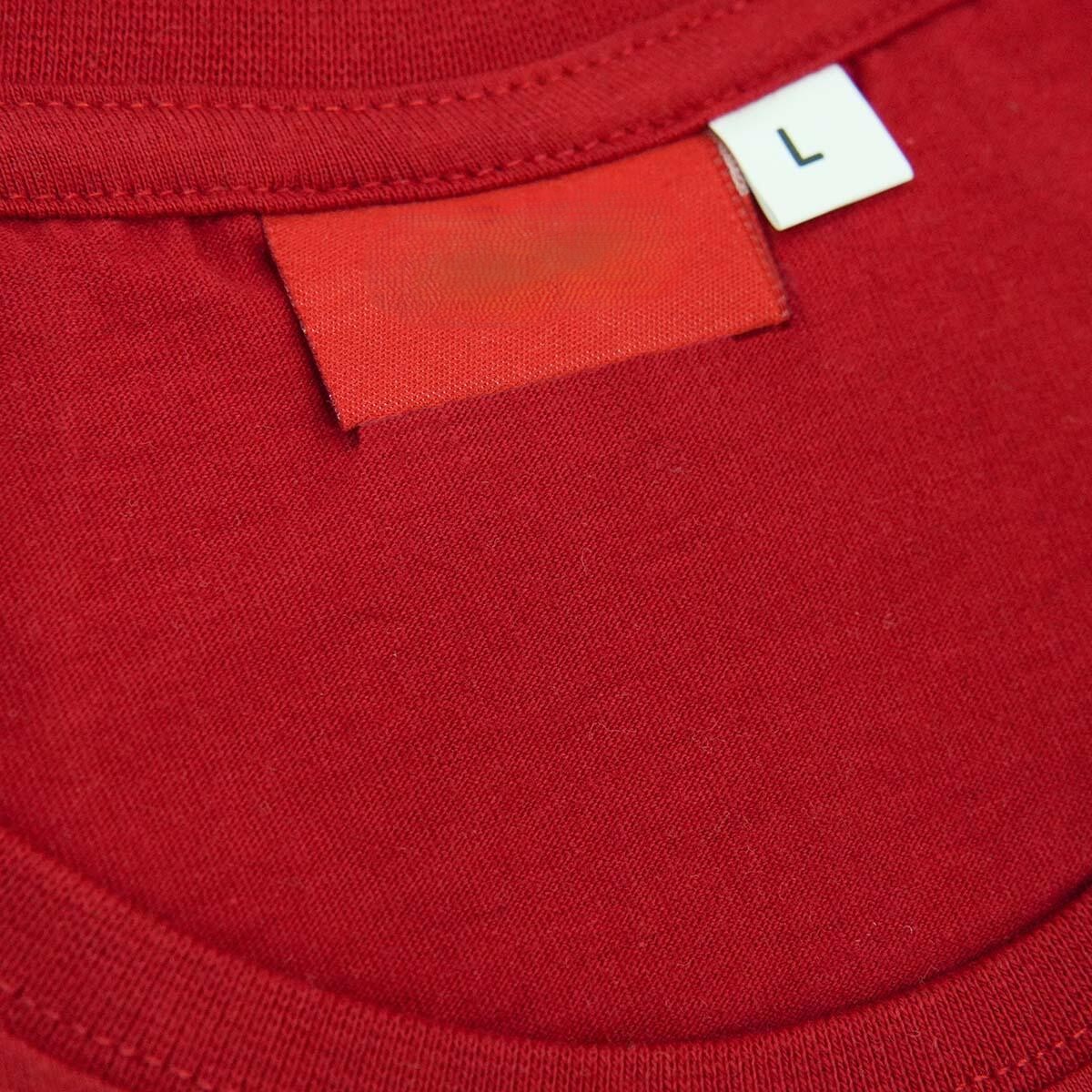 Carbon ni Basics Round Neck T-shirt Red - Image 3