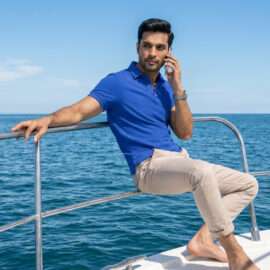 High O2 Oxi Polos Royal blue