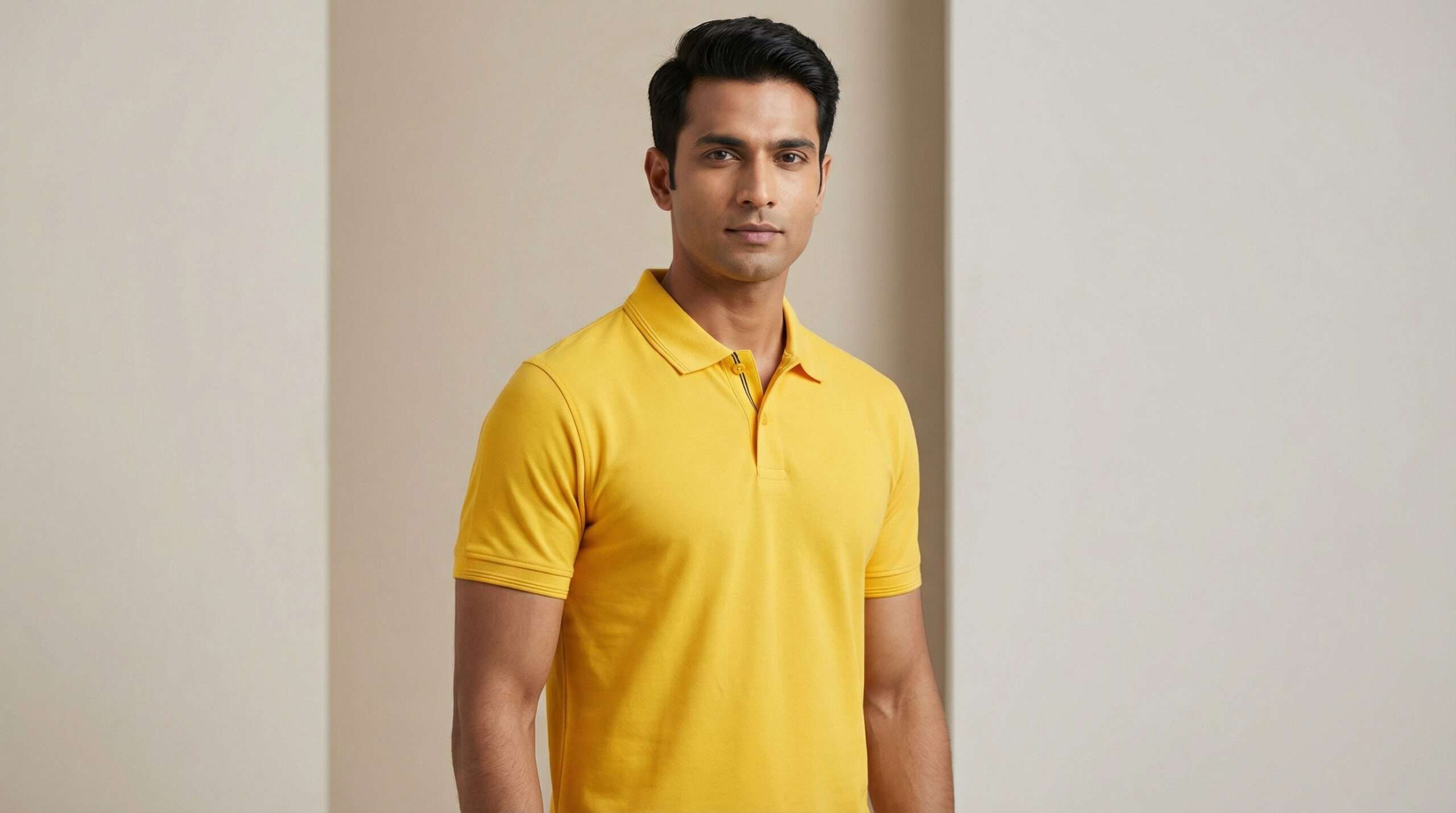 Carbon Ni Active Collar T-Shirt Sunflower - Image 2