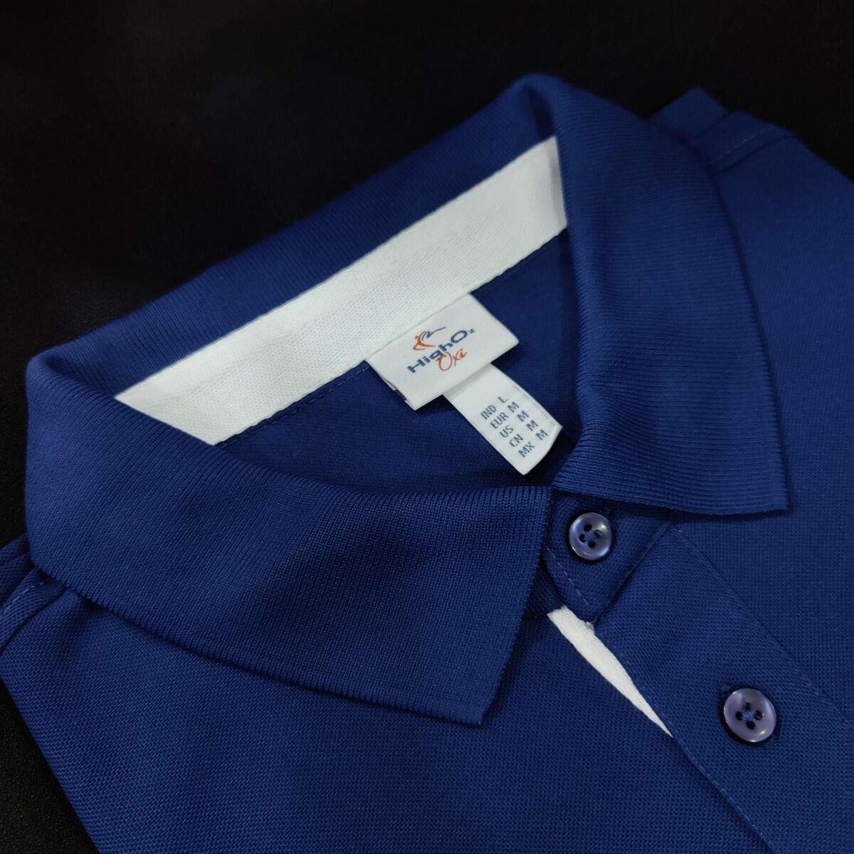 High O2 Oxi Polos True Navy