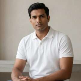 Athli Pro Collar T-shirt white